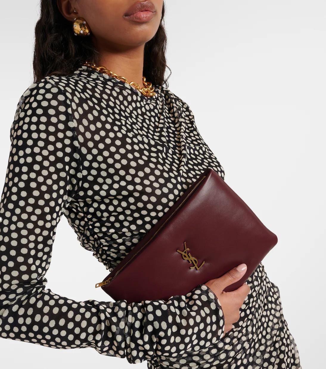 Calypso Small leather pouch | Mytheresa (US/CA)