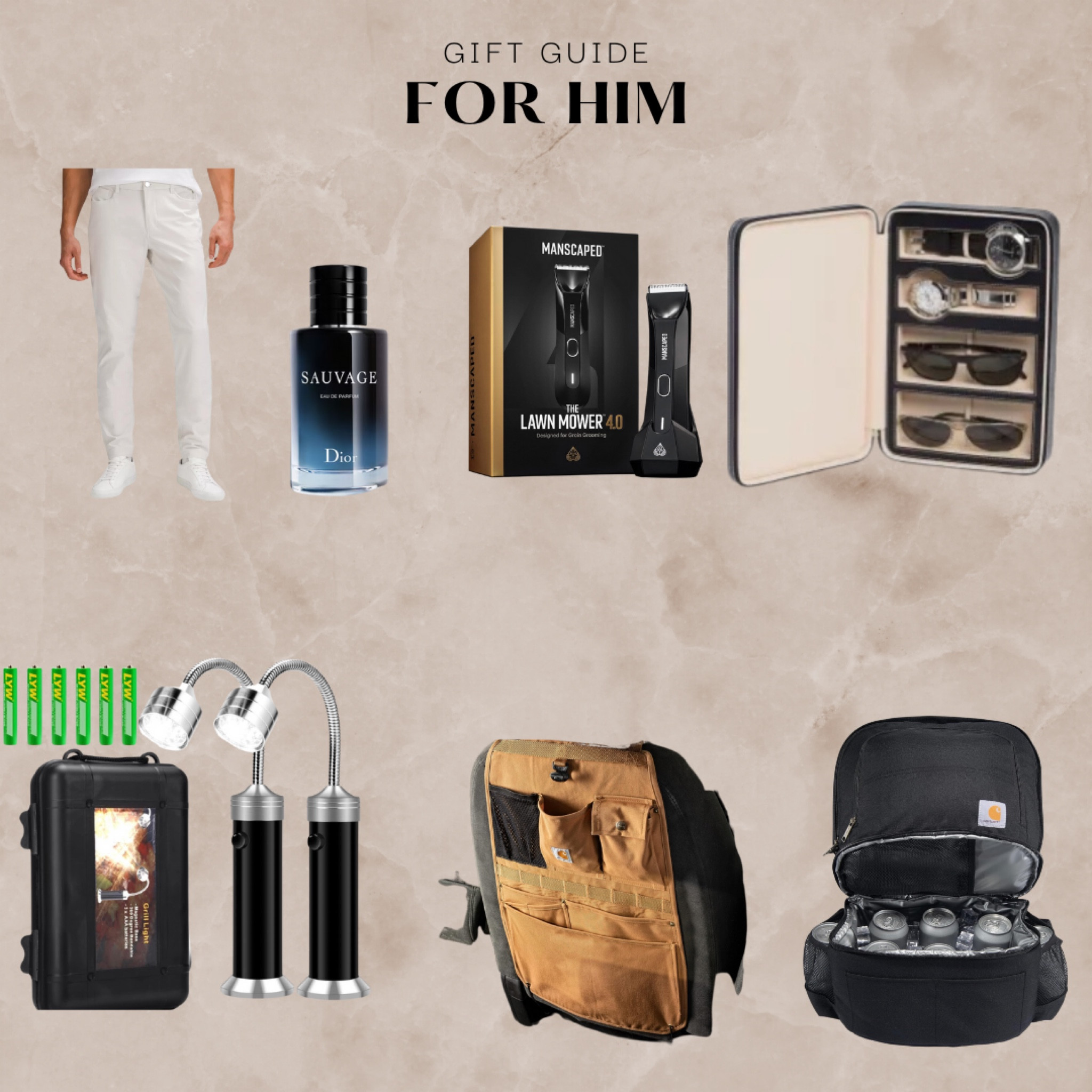 Christmas gift guid for ✨HIM✨
LULU, cologne, razor, watch & sunglasses traveling storage, grill lights, backseat organizer, beer cooler

#LTKSeasonal #LTKHoliday #LTKGiftGuide
