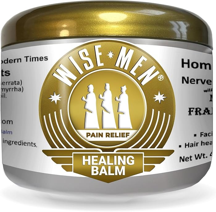 Wise Men Healing Balm with Myrrh and Frankincense Essential Oils for Neuropathy, Sciatica and Ner... | Amazon (US)