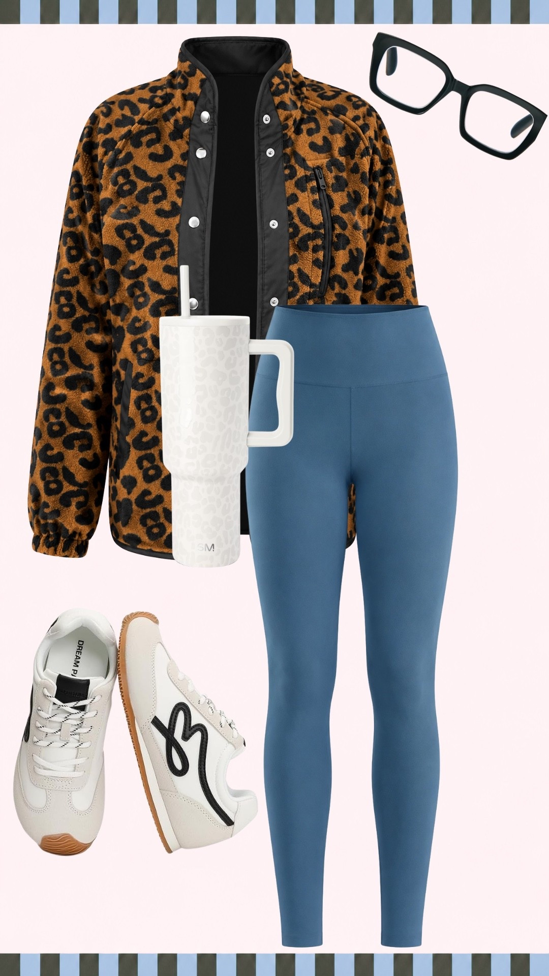 When it’s chilly but the carpool line doesn’t stop! Leggings, sneakers, and a leopard jacket make getting out the door SO easy.

#LTKmomlife #LTKgrwm #LTKootd