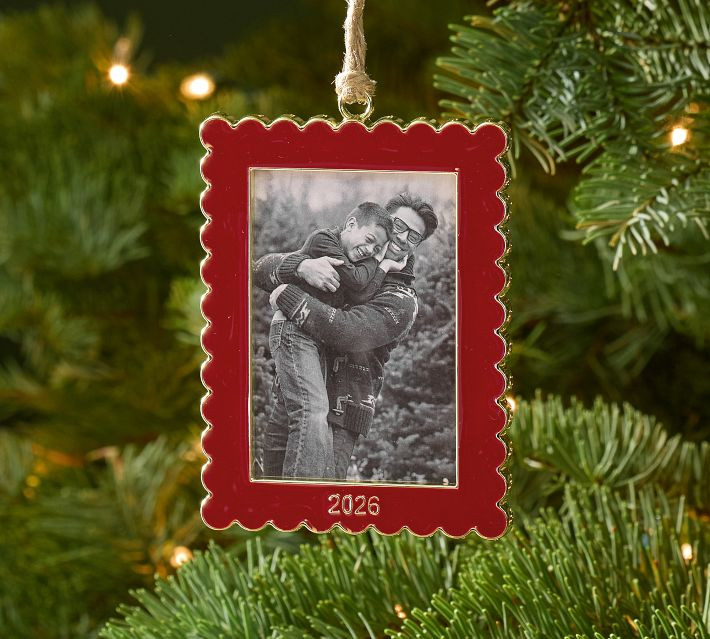 2026 Dated Enamel Frame Ornament | Pottery Barn (US)