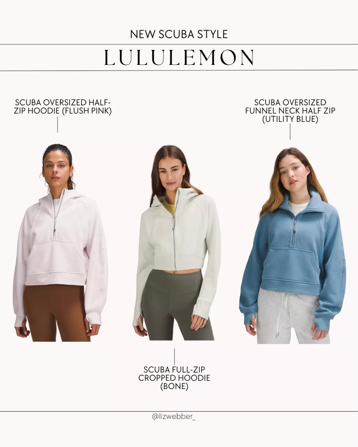 Lululemon Scuba Full-Zip Cropped Hoodie, Women's Fashion, Coats