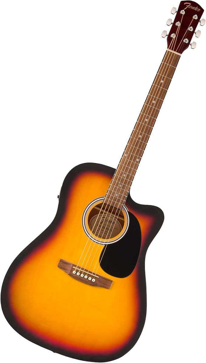 Fender FA-25CE Dreadnought Acoustic Electric Guitar, Beginner Guitar, with 2-Year Warranty, Inclu... | Amazon (US)