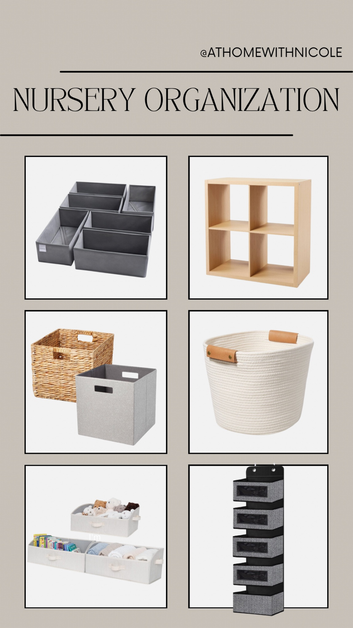 Since I've been working on baby girls new nursery I've been using these on repeat for organizing her room! It has been so helpful now that everything has a place and feels so much more organized than I did with my first baby!

#LTKfindsunder50 #LTKbump #LTKbaby