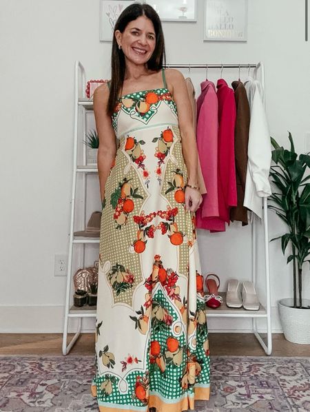 Amazon Europe vacation dress
Loving this fruit print spaghetti strap flowy maxi dress, great for a vacation or summer date night!


#LTKStyleTip #LTKSeasonal #LTKFindsUnder50