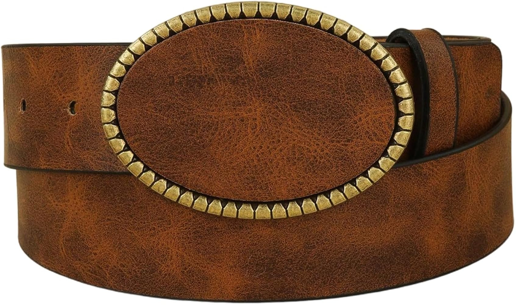 Women's Tie Dye Belts Y2K Western Cowgirl Waist Belts with Metal Buckle Country Concert Outfits | Amazon (US)