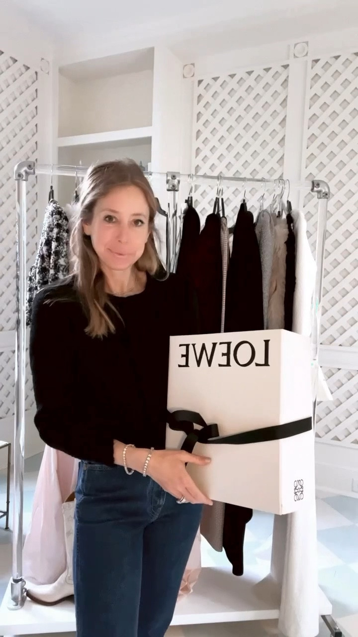 Keep or return! The earrings and jacket and jeans are all on repeat but the shoes, while gorgeous, may not be practical. 

#LTKSeasonal #LTKworkwear #LTKstyletip