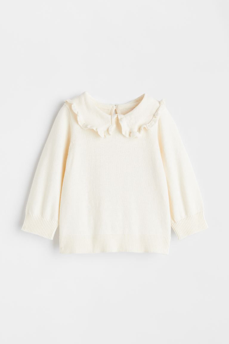 Flounce-collared Sweater | H&M (US)