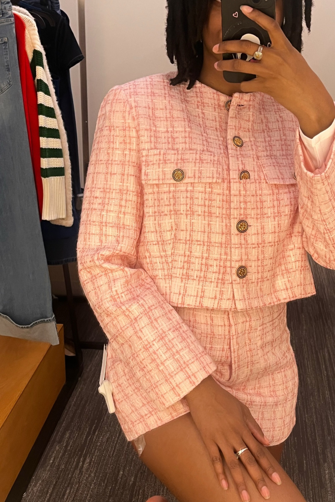 CHANEL inspired tweed, pink jacket and shorts from Nordstrom 

#LTKPetite #LTKStyleTip
