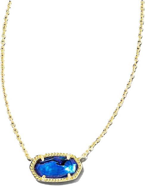 Kendra Scott Elisa Pendant Necklace for Women, Fashion Jewelry, 14k Gold-Plated | Amazon (US)