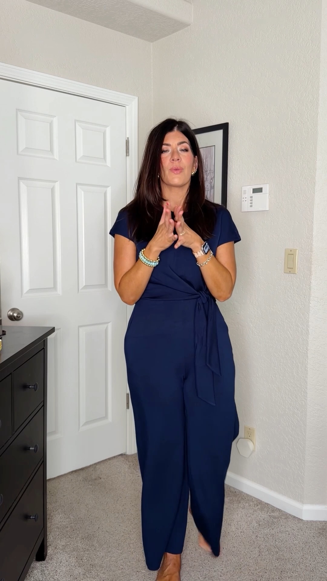 The perfect summer travel outfit is a jumpsuit. Soft, stretchy, light as air, and bathroom friendly. New customers can use my code Meghanxspanx to save 15% off! 
In a medium tall 

@Spanx #spanxpartner

#LTKMidsize #LTKOver40 #LTKTravel