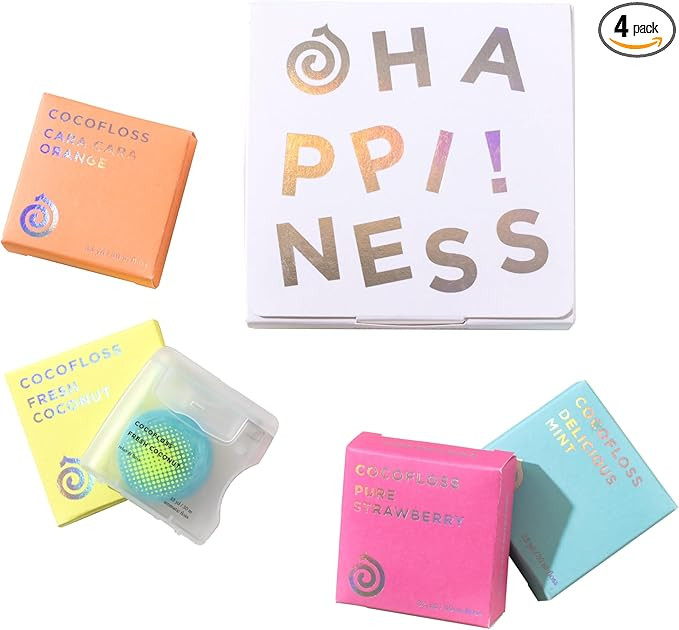 Cocofloss Woven Dental Floss, Dentist-Designed Oral Care, Waxed, Vegan, Kid-Friendly, with Coconu... | Amazon (US)