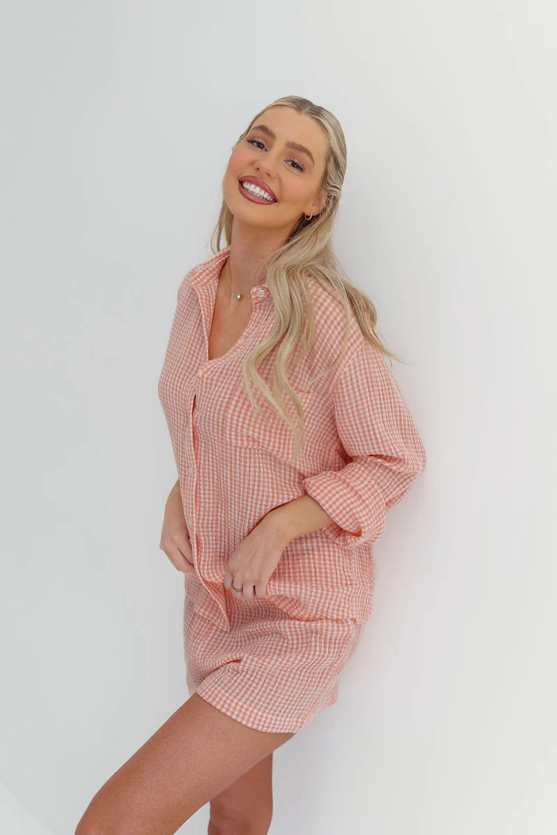 Sunday Morning Gingham Top | Izzy and Ivy Boutique