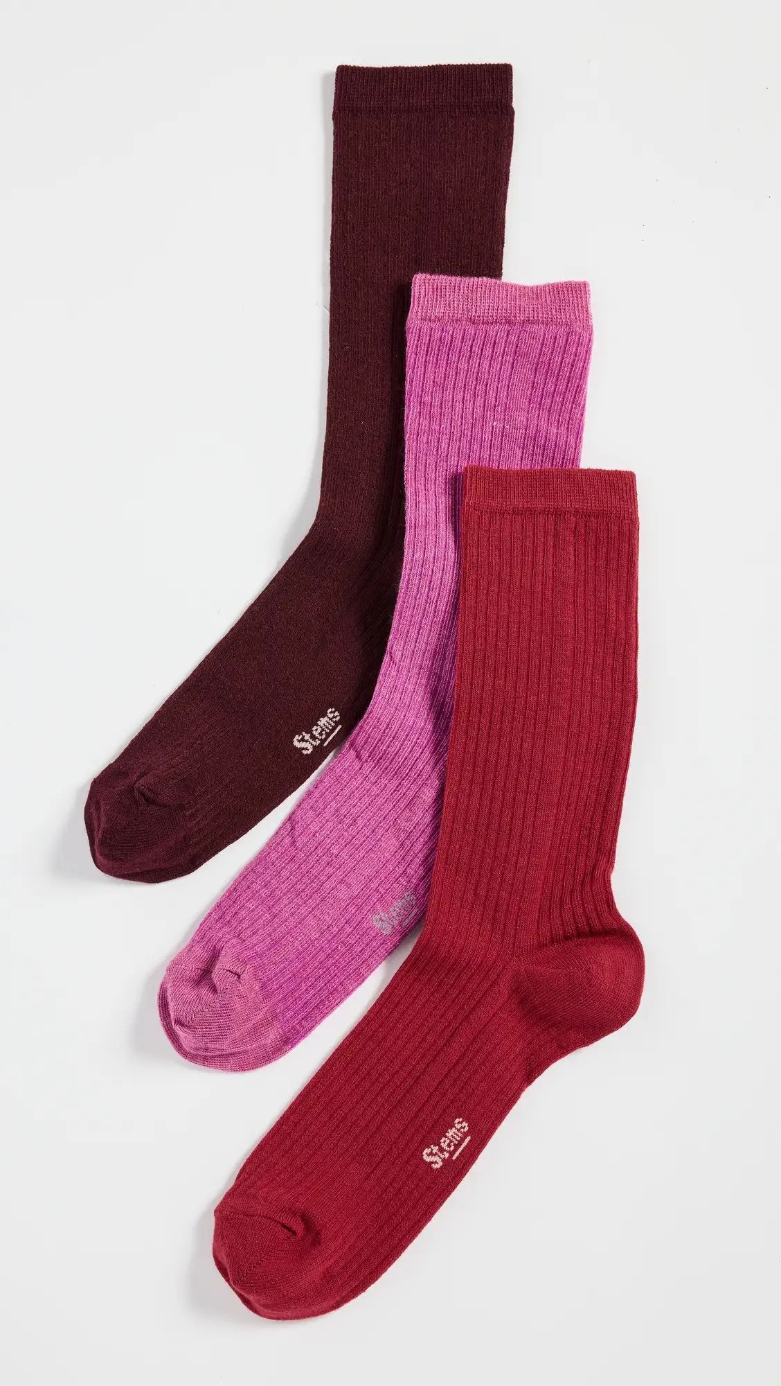 Stems Cashmere Socks Gift Box of Three | Shopbop | Shopbop