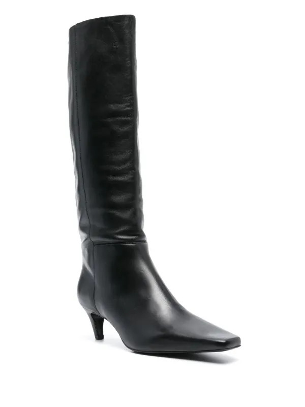 Reformation Remy 50mm knee-high Boots | Black | FARFETCH | Farfetch Global