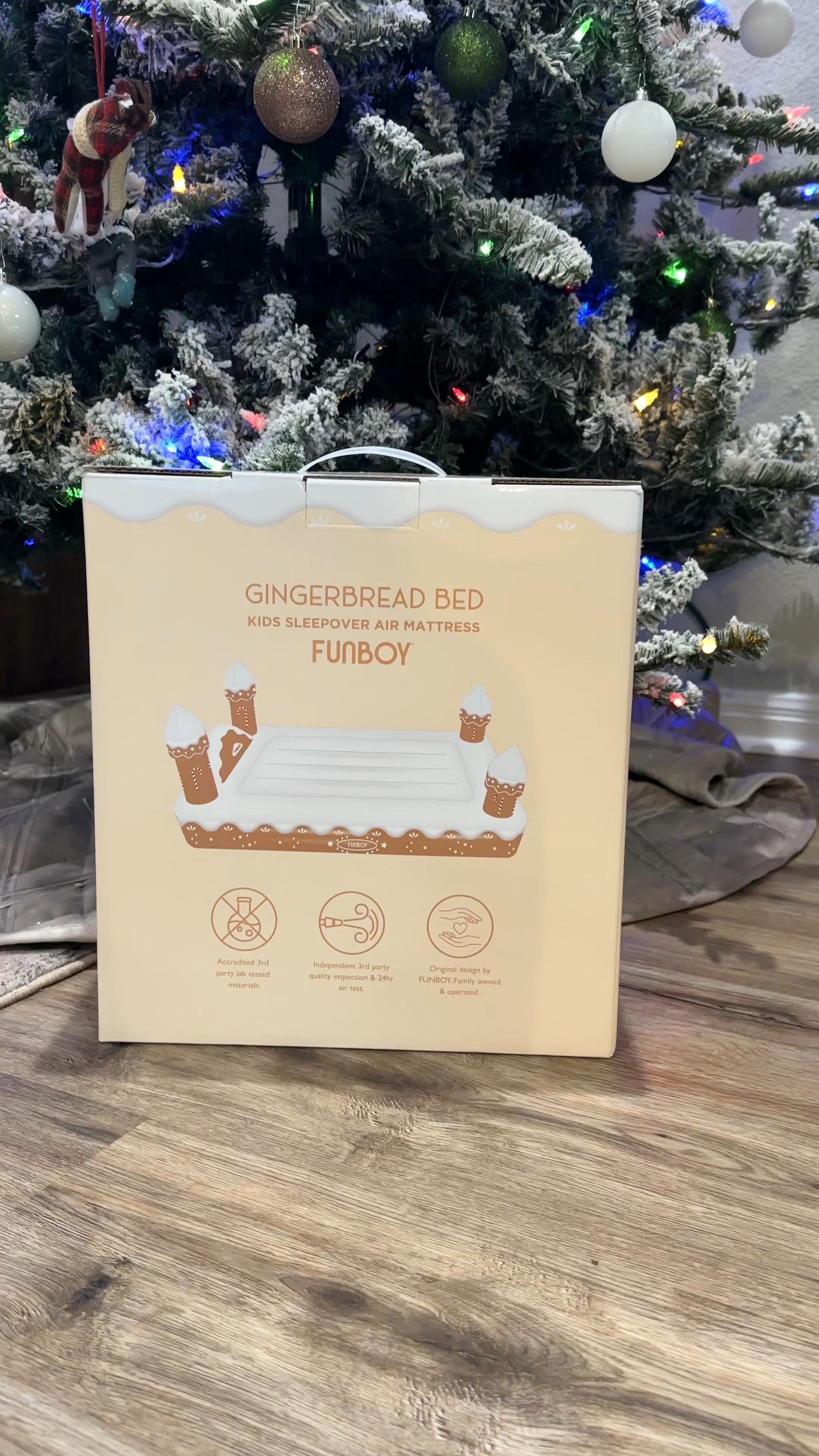 Nolan is a huge fan of his new gingerbread sleepover bed! 🎁 & these @funboy sleepover beds are 25% off right now for BFCM!! This is perfect for traveling & going out of town to visit family! 

#LTKGiftGuide #LTKHoliday #LTKCyberWeek