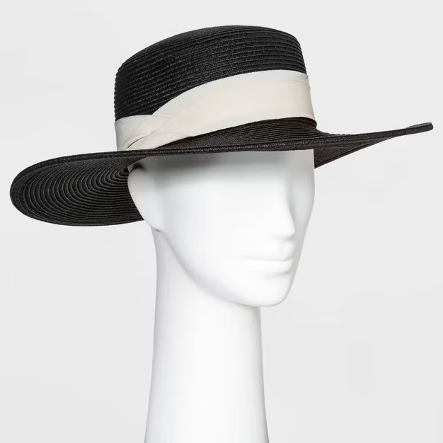 Women's Straw Boater Hat - A New Day™ | Target