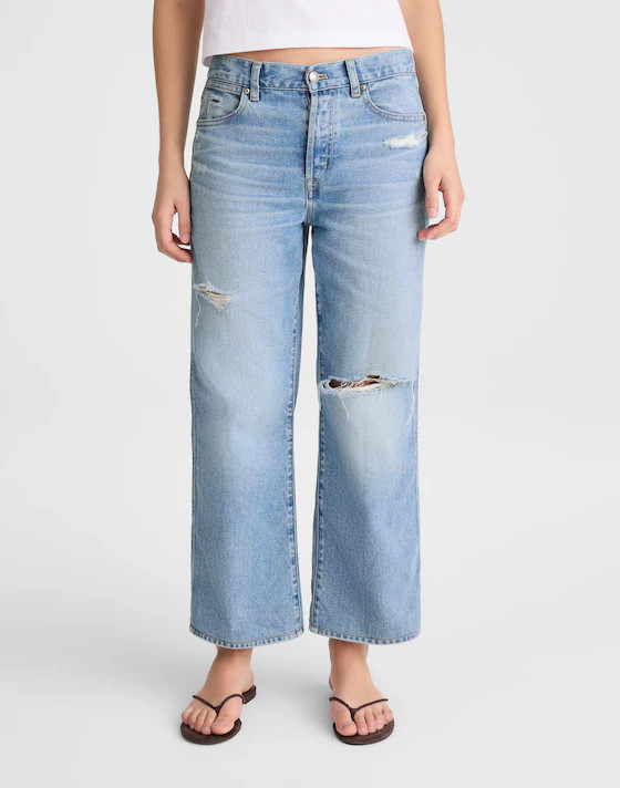 Low-Slung Baggy Crop Jean | Madewell