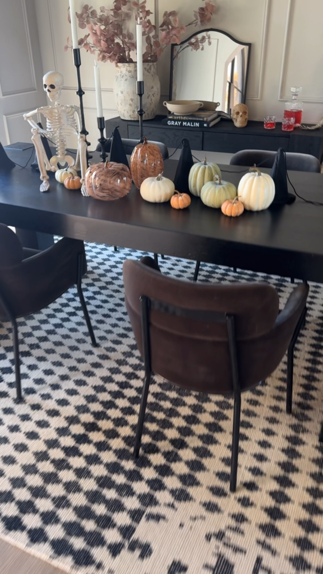 Didn’t plan for this to be a tablescape, but some times accidents become a thing 😝 Leaving it for a bit. I intended to use the witch hat garland for mantel or for the kid’s bed upstairs, but I think I kind of like it here 🎃

#LTKHome #LTKFindsUnder50