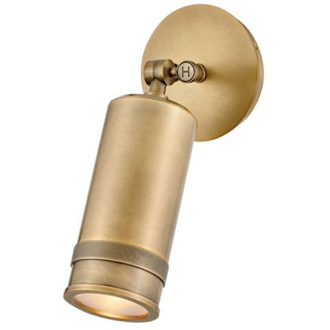 Hinkley Pratt 12 1/2" High Heritage Brass Outdoor Wall Light | Lamps Plus