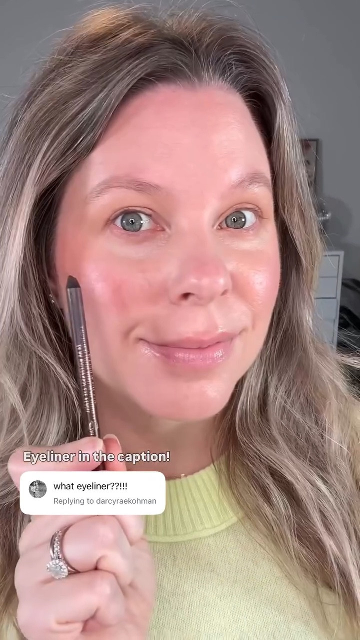 I have been reaching for chocolate brown eyeliner the last few months. It’s softer than black and dark brown and it really brings out the color in my eyes. It’s the. @personacosmetics eyeliner in shade: Chocolate. Happy to send it your way, just let me know in the comments below. And, as always, follow for more easy & everyday makeup and let me know if there’s anything you’d like to see!

#makeupformatureskin #hoodedeyesmakeup

#LTKOver40 #LTKBeauty #LTKFindsUnder50