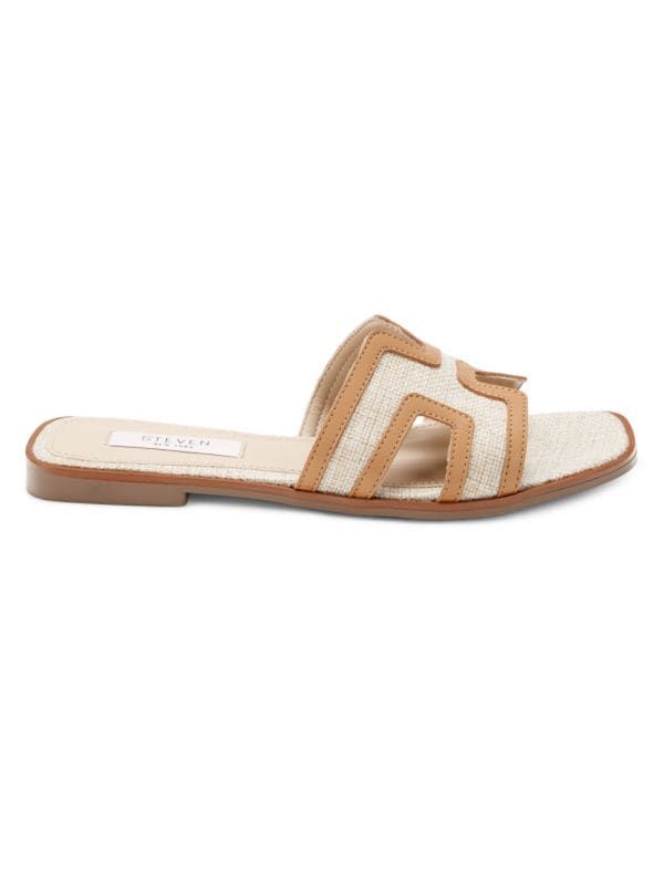 Hunnie Contrast Trim Flat Sandals | Saks Fifth Avenue OFF 5TH (Pmt risk)