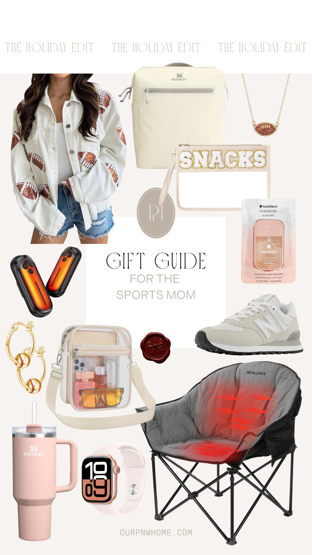 Top Amazon holiday gift finds for the sports mom!

football jacket, sequin football jacket, gifts for her, gifts for the mom, soft backpack cooler, snack bag, clear stadium purse, football necklace, tennis shoes, sneakers, trainers, New Balance shoes, pink Stanley tumbler, baseball earrings, heated camping chair, sidelines chair, Apple Watch, hand sanitizer, rechargeable hand warmers 

 #LTKGiftGuide #LTKStyleTip #LTKFamily