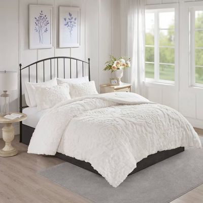 3pc Eugenia Cotton Damask Comforter Set | Target