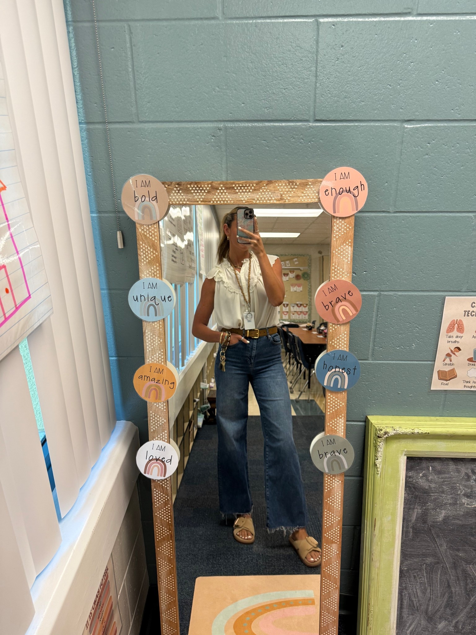 shirt is max studio from nordstrom rack!! i could find the exact link but tagged a similar one! jeans are also nordstrom rack🫶🏼 