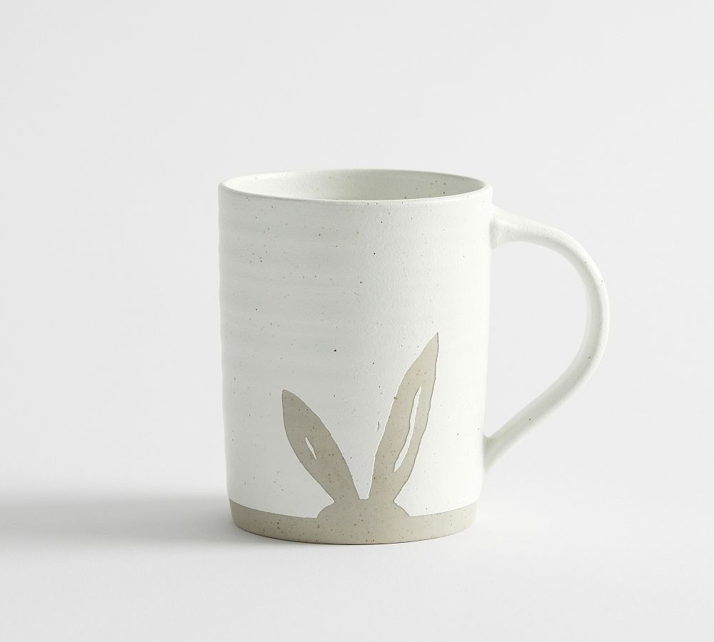 Farmstead Bunny Ears Handcrafted Stoneware Mugs | Pottery Barn (US)