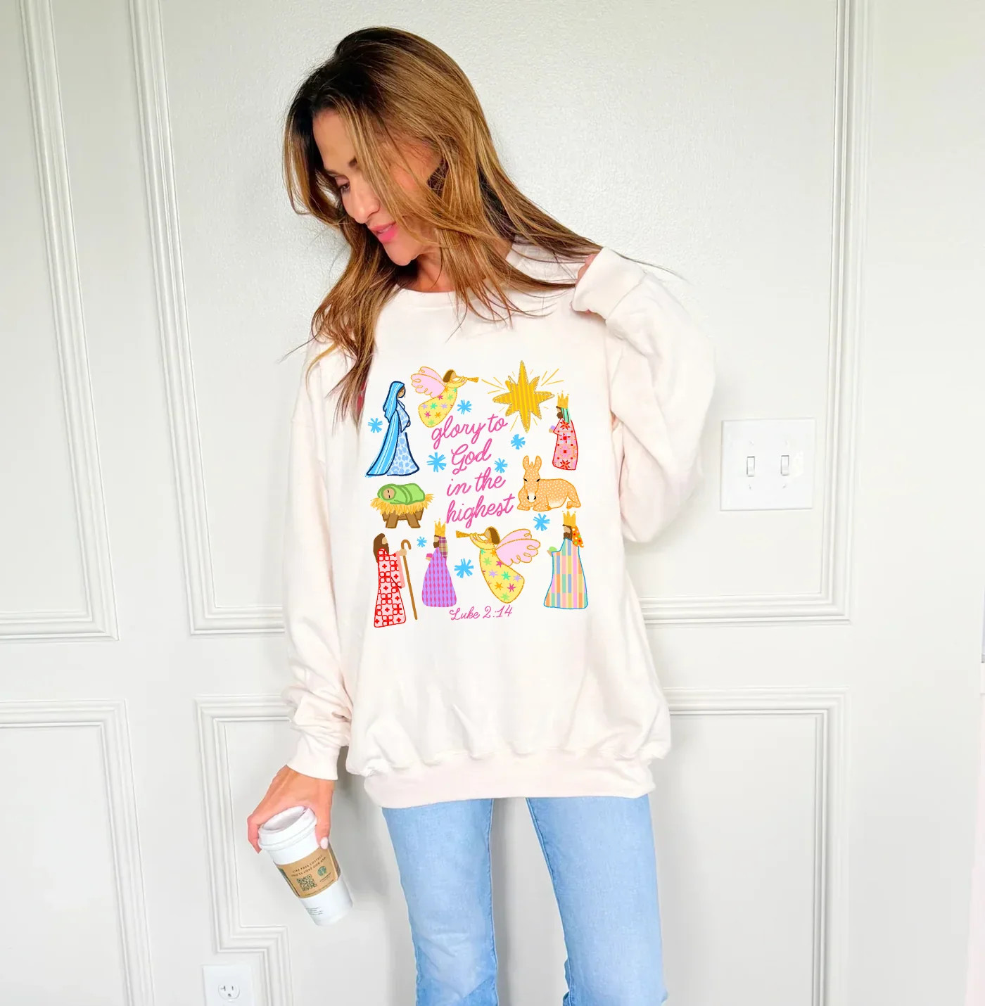 Glory to God in the Highest Sweatshirt | Poppy & Pine
