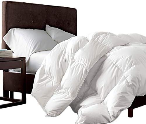 Luxurious King/California King Size Siberian Goose Down Comforter Down Fiber Duvet, 100% Egyptian... | Amazon (US)