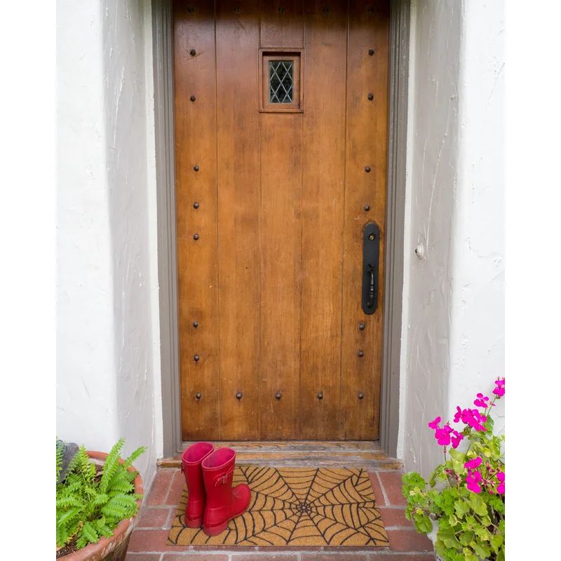 The Holiday Aisle® Raisa Non-Slip Halloween Outdoor Doormat | Wayfair | Wayfair North America