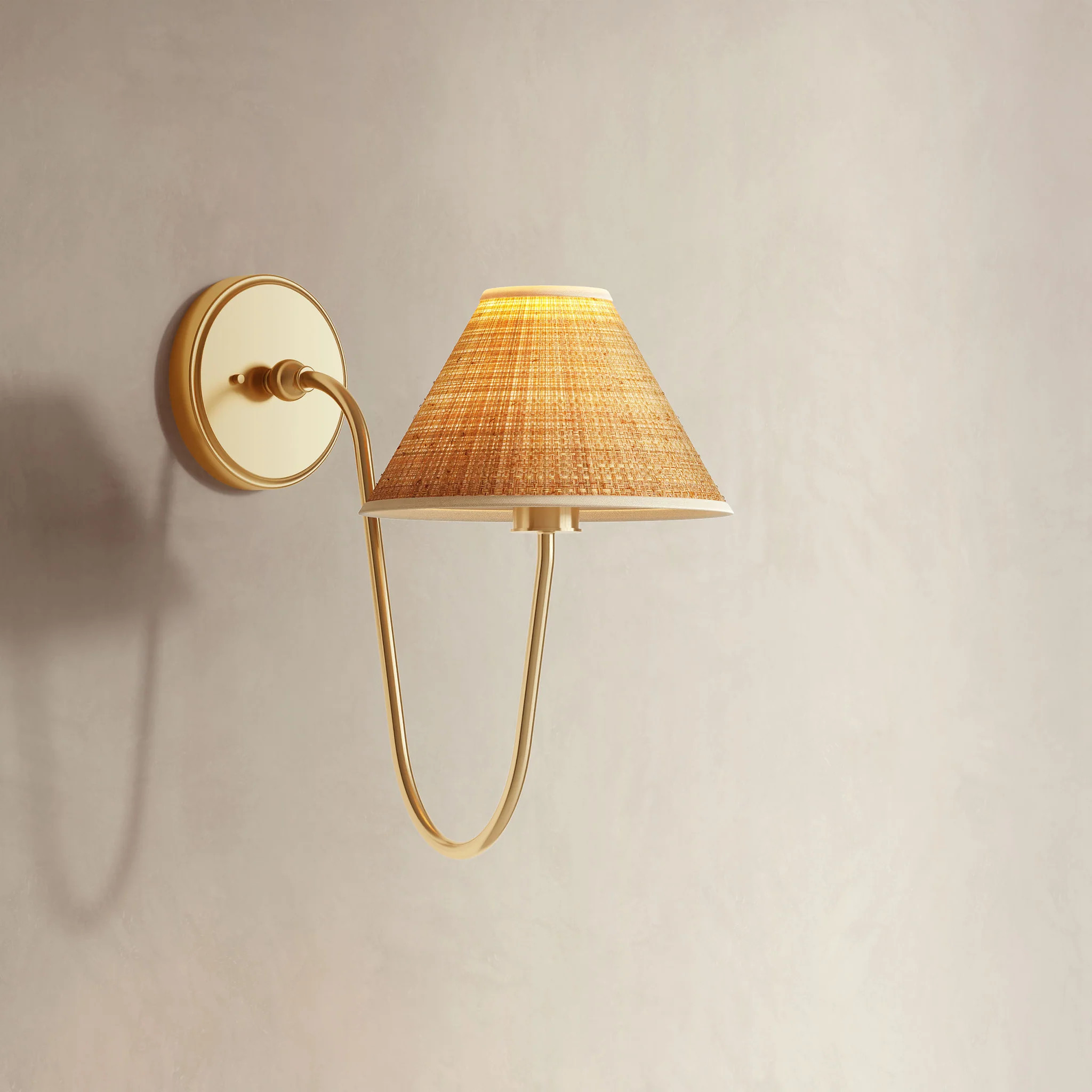 Rowabi Soleil Curve Arm Sconce | Rowabi