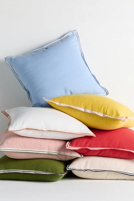 Emmett Cotton Pillow | Anthropologie (US)
