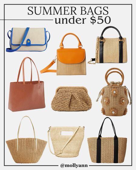 Summer bags  

#LTKfindsunder100 #LTKfindsunder50 #LTKitbag
