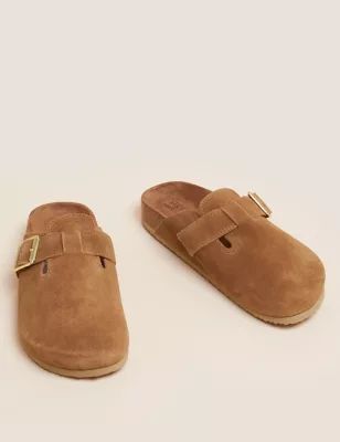 Suede Buckle Mules | Marks & Spencer (UK)