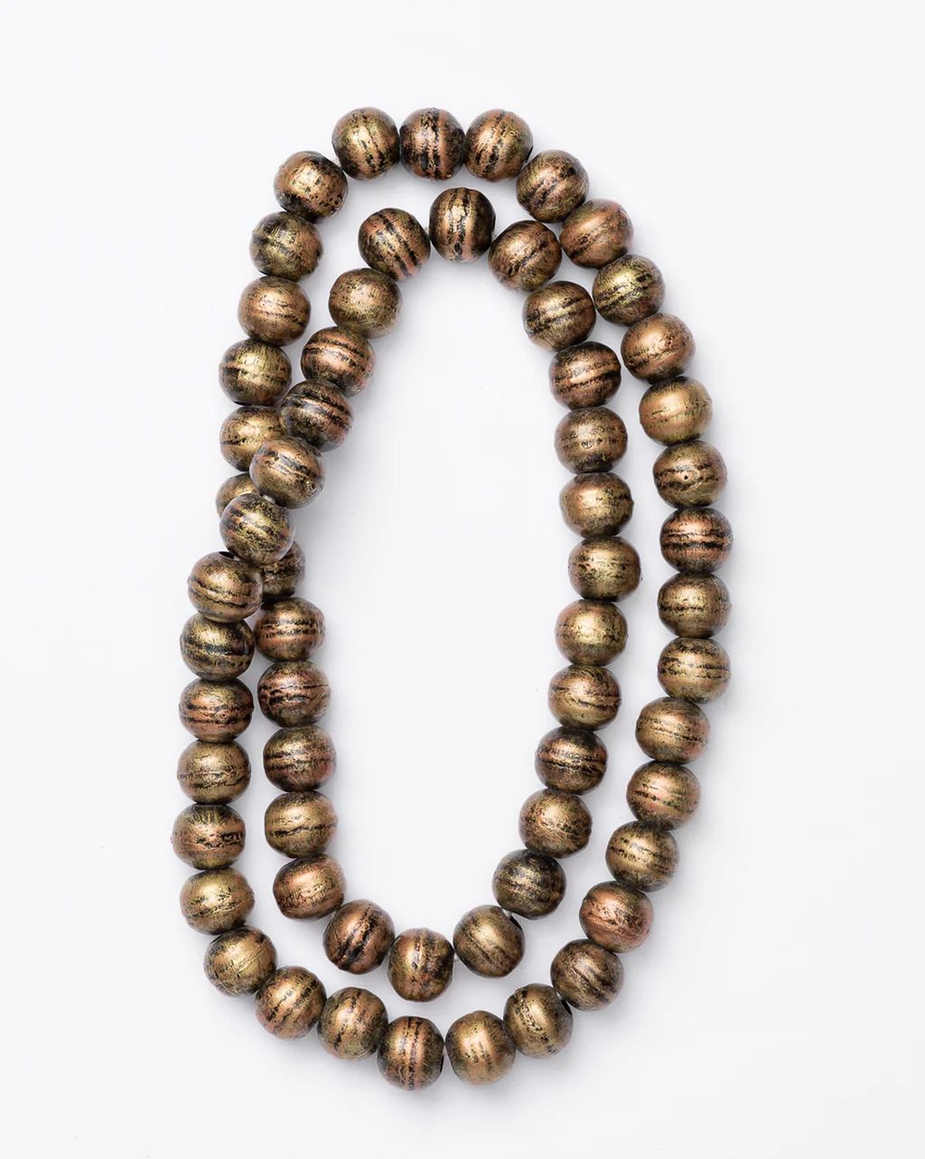 Brass Plated Natural Beads | McGee & Co.