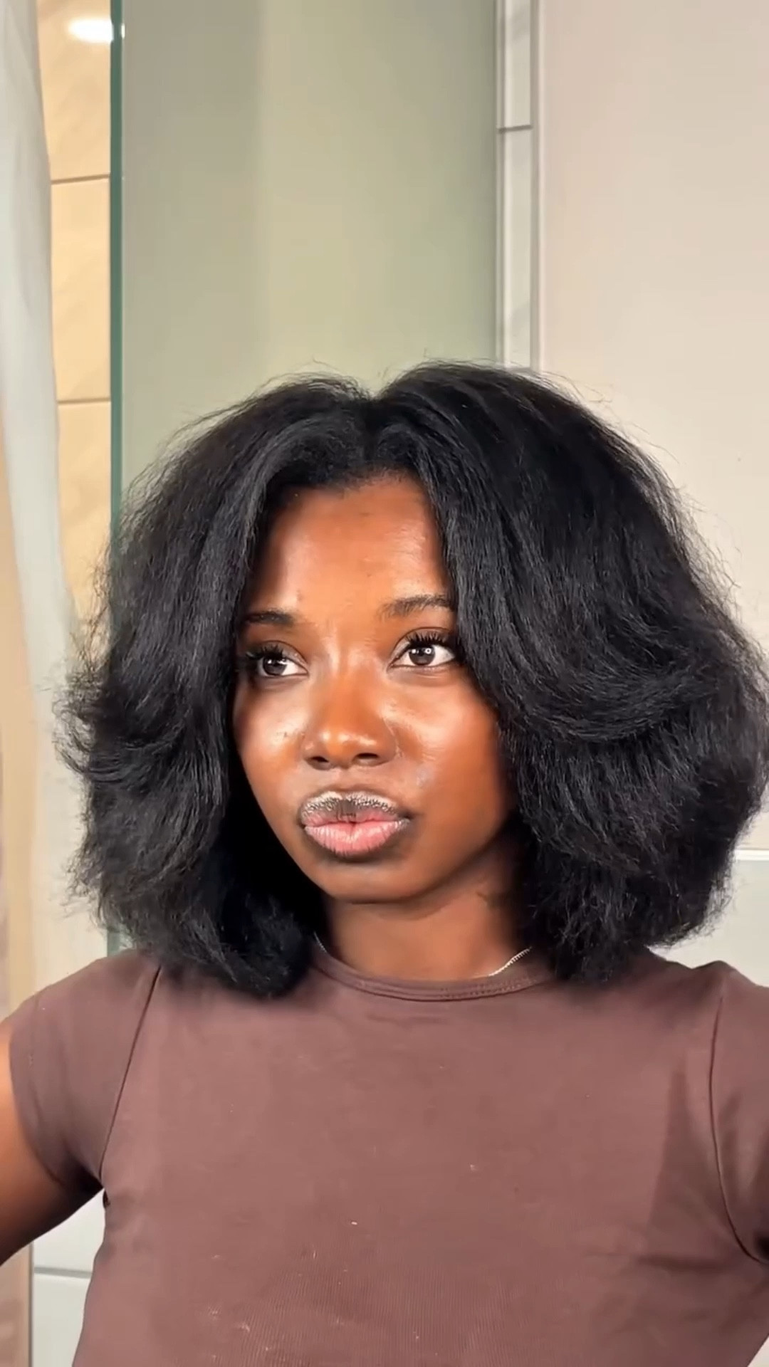 Style my hair using the tymo straightening brush, I need to try the wavy talk round brush next
#naturalhair #4chair #tymobeauty