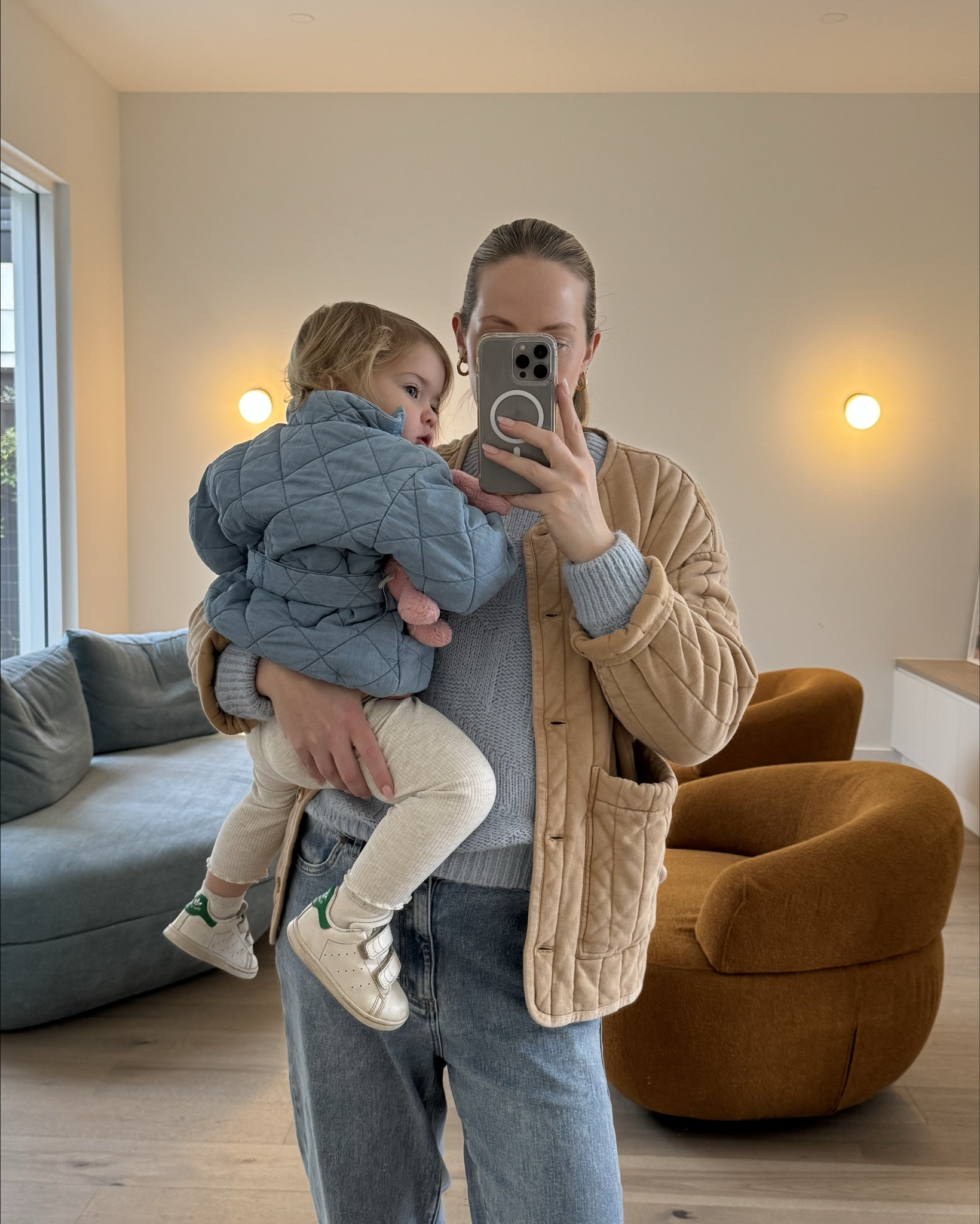Mummy & daughter matching fit check 🥹 this jacket I am wearing is an old old Arcaa Movement one but have linked some similar styles! Getting my cost per wear out of the Soon Maternity jeans already 🥰

#LTKaustralia #LTKmaternity #LTKkids
