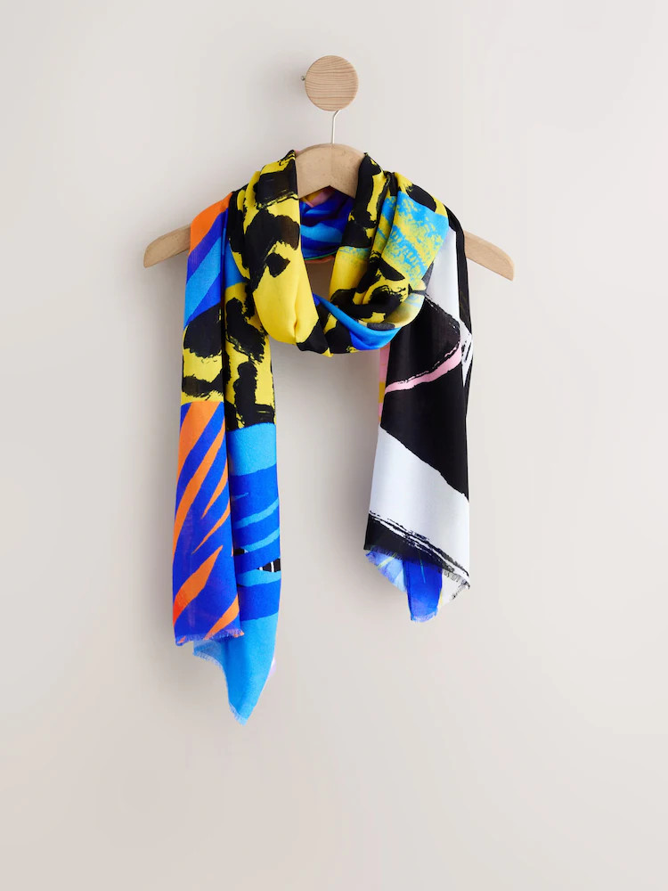 Blue Trini Guzmán Seminal Artist Scarf | Next US