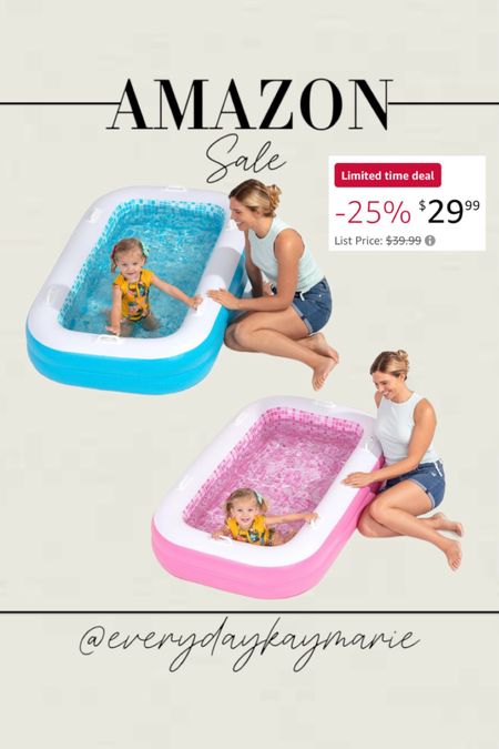 Loving this little pool for toddlers 💕 

#toddlerfinds #toddlermusthave #summertime #pool

#LTKSeasonal #LTKSaleAlert #LTKBaby