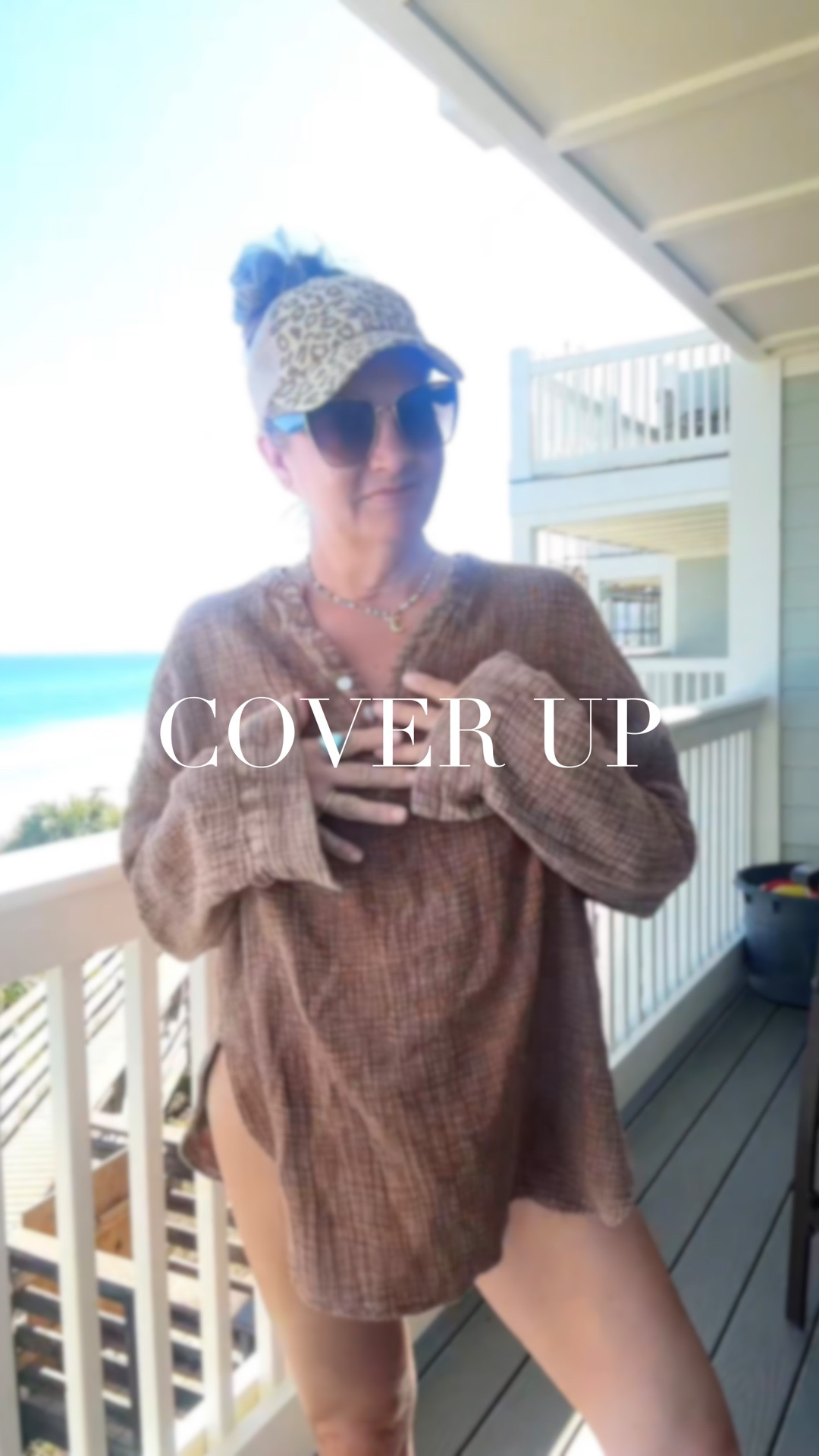 🌸Love that this shirt is 100% cotton and perfect for the beach. So many good colors it’s hard  to choose! My vacation is not complete without it. 

#LTKOver40 #LTKSwim #LTKMidsize