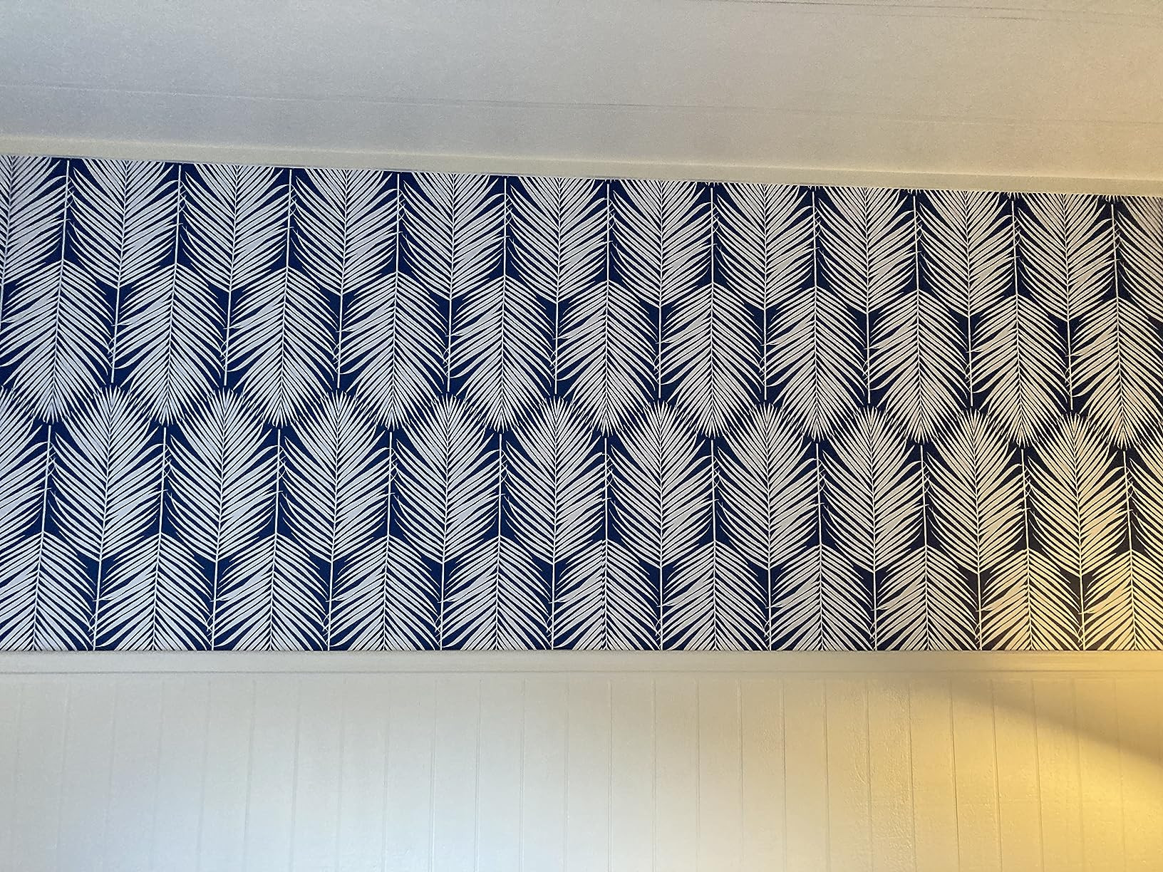 NextWall Palm Silhouette Coastal Peel and Stick Wallpaper (Pastel Green) | Amazon (US)