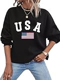 Zoyami Womens Crewneck Sweatshirt Graphic Long Sleeve Top Pullover Oversized Sweaters | Amazon (US)
