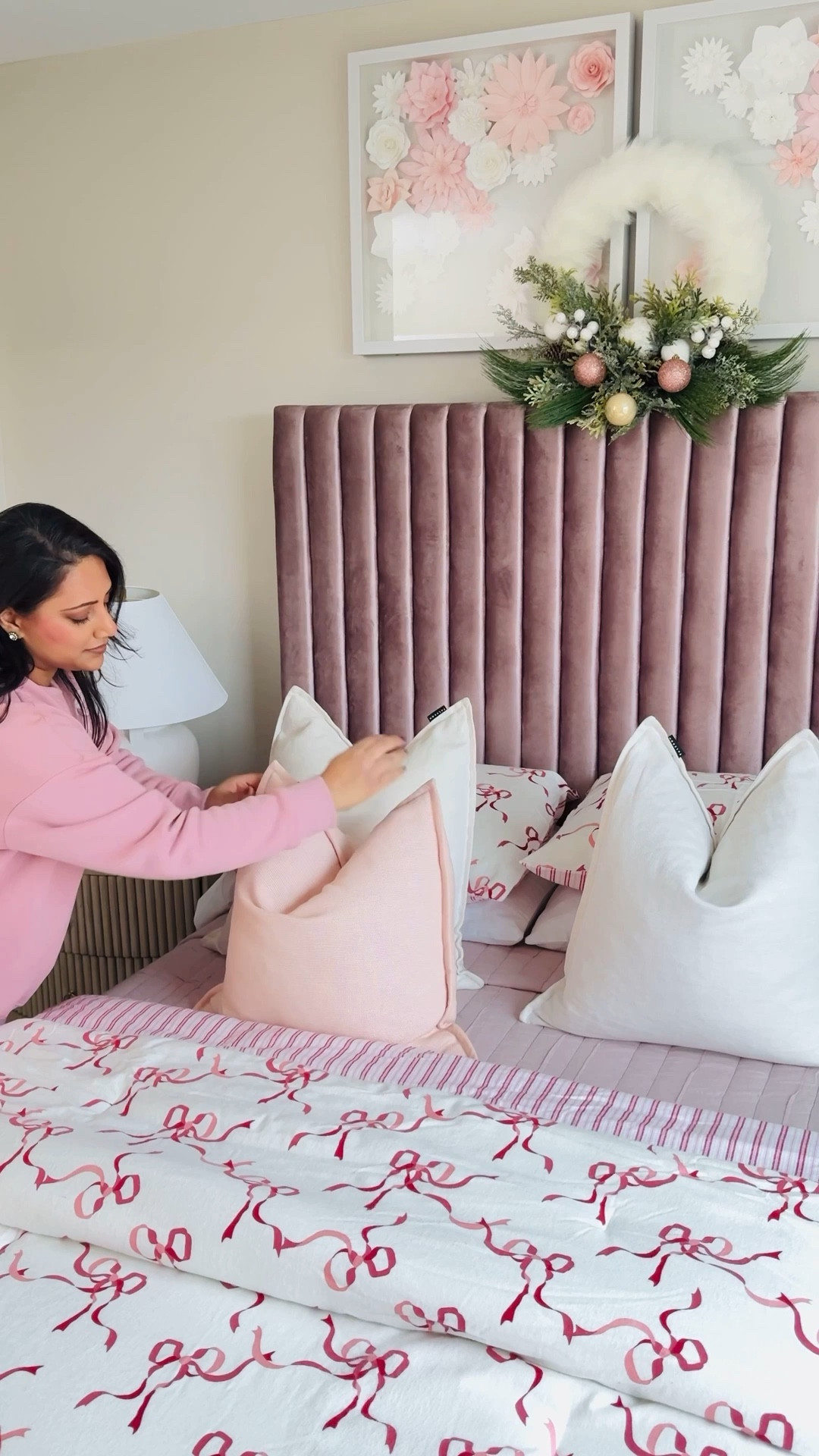 A pink Christmas for my pink obsessed girly 💕🫶 Shop my flocked christmas tree and her bedroom to recreate this look. 

Pink christmas 
Pink holiday 
Pink ornaments 
Girls bedroom 
Girls pink bed
Flocked tree

#LTKHoliday #LTKHome #LTKGiftGuide