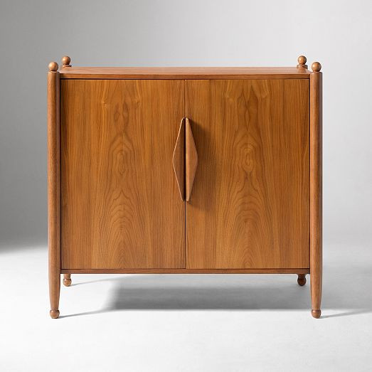 Pierce & Ward Wood Bar Cabinet (40") | West Elm (US)