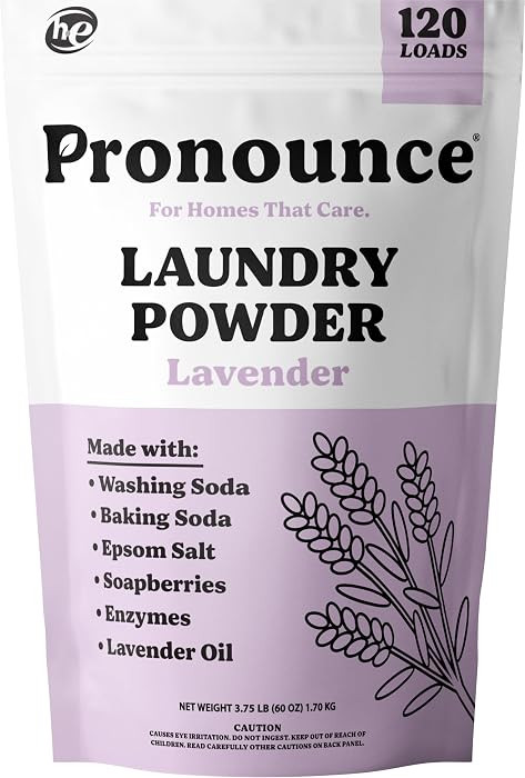 Pronounce Laundry Detergent Powder Alternative | Cleaner Ingredients. No Harsh Preservatives. Sta... | Amazon (US)
