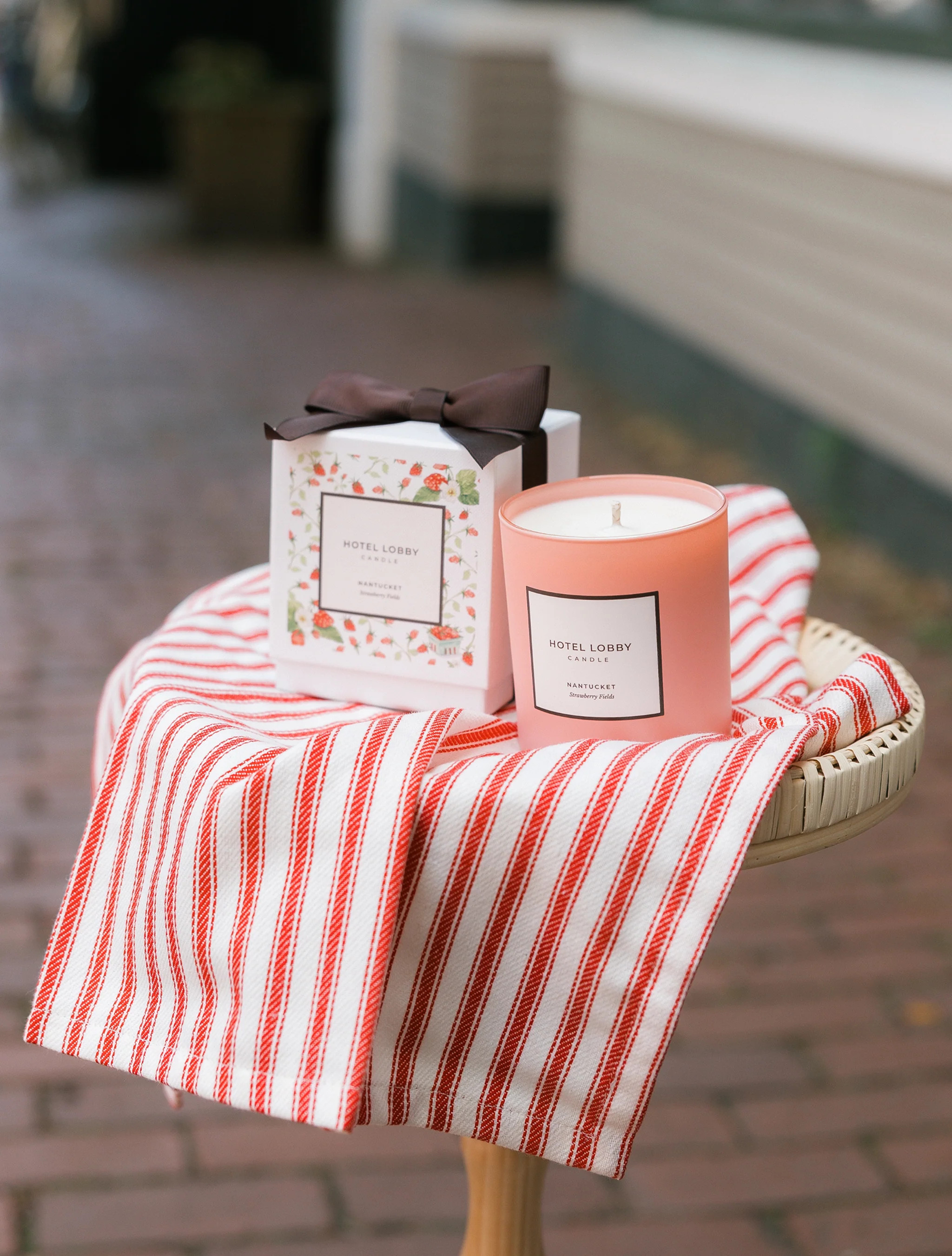Nantucket Strawberry Fields Candle | Hotel Lobby Candle