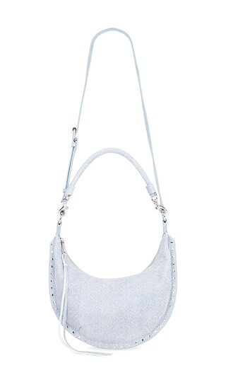 Darren Small Crescent Xbody in Denim Blue | Revolve Clothing (Global)